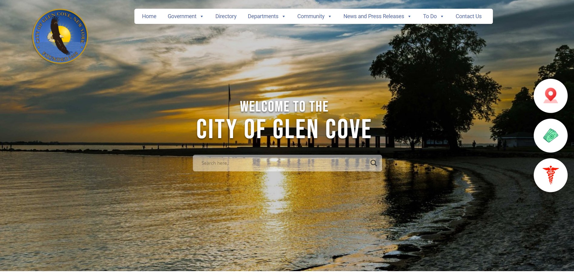 Past and present website screenshots.